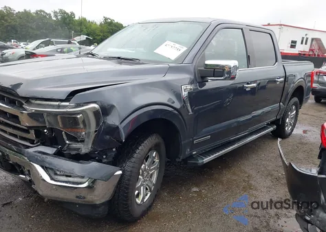 2021 Ford F-150 Lariat z USA, uszkodzony, nr VIN 1FTFW1EDXMFB04086